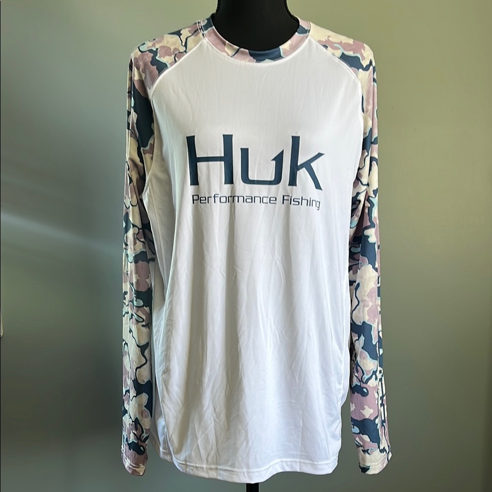 Huk Men's Long Sleeve Camo Performance Shirt